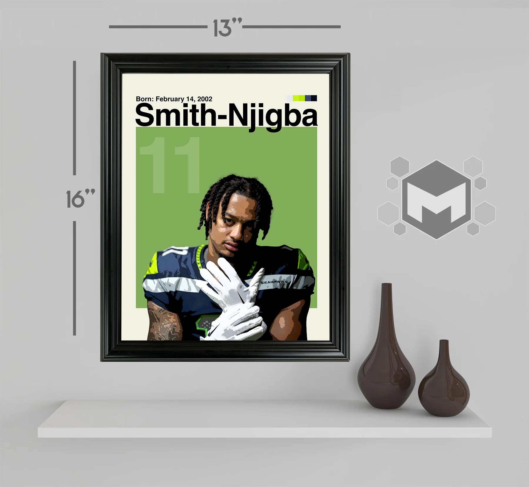 Amazon.com: Jaxon Smith-Njigba Framed Sports Art Photo by Thomas